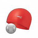 Silikonová čepice NILS Aqua NQC Dots červená