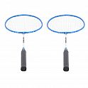 Sada 2 badmintonových raket a nylonové letky NILS NRZ001 modrá