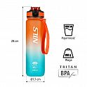 Tritanová láhev na pití NILS Camp NCD68 1000 ml oranžovo-modrá