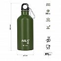 Nerezová turistická láhev NILS Camp NC3801 zelená 500 ml