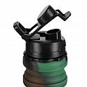 Skládací silikonová láhev NILS Camp NC4106 500ml zelená