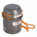 Kempingová sada 2 hrnců s příborem NILS Camp NC1704