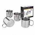 Kempingová sada 4 hrnků NILS Camp NC1762