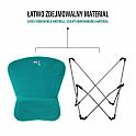 Skládací křeslo NILS Camp NC3051 zelené