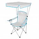 Skládací židle se stříškou NILS Camp NC3087 šedá