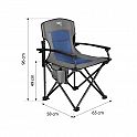 Skládací křeslo NILS Camp NC3075 modré