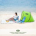 Samorozkládací plážový stan NILS Camp NC3173 zelený