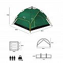Automatický stan NILS Camp NC7819 2v1 zelený