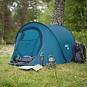 Samorozkládací plážový stan NILS Camp NC3743 modrý