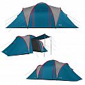 Rodinný stan NILS Camp NC6031 Highland modrý/světle šedý