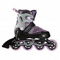 Kolečkové brusle NILS Extreme NA11008 šedo-růžové