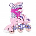 Kolečkové brusle NILS Extreme NA13102 růžové