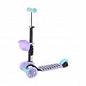 Koloběžka tříkolová NILS Fun HLB07 4v1 fialová/mentolová