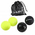 Sada masážních míčků Lacrosse Ball HMS BLS01