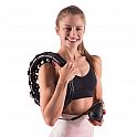 Masážní hula hoop HMS HHW01 se závažím černá