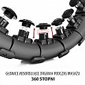 Masážní hula hoop HMS HHW01 se závažím černá