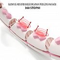 Masážní hula hoop HMS HHW06 se závažím a počítadlem růžová