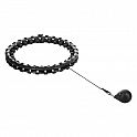 Sada masážní hula hoop HMS HHW12 PLUS Size se závažím a zeštíhlujícího pásu BR163 černá