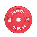 Barevný bumper kotouč HMS CBR 25 kg
