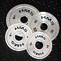 Sada ocelových olympijských kotoučů HMS TOS 2 x 1,5 - 5,0 kg (22 kg)