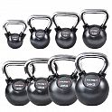 Vinylový kettlebell s chromovaným úchopem HMS KGC 10 kg