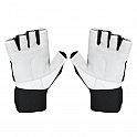 Fitness rukavice HMS RST04 bílé