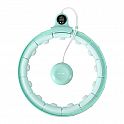 Masážní hula hoop FH02 se závažím a počítadlem zelená