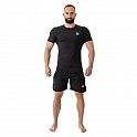 Pánské tréninkové tričko DBX BUSHIDO Rashguard RS Black