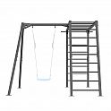 Ocelová konstrukce na zahradní houpačku s prolézačkou / žebřinami MARBO MO-Z6