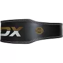 RDX Vzpěračský opasek GYM BELT 4palcový kožený, černo zlatý, L - L