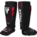 RDX Neoprenové chrániče holení a nártů, schválené IMMAF, červené M - M