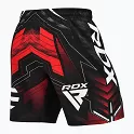 RDX Bojové a tréninkové šortky MMA, schválené IMMAF, červené 3XL - 3XL
