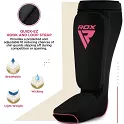 RDX Chrániče holení a nártů SIB HOSIERY SHIN INSTEP GUARD FOAM, černo růžové L - L