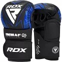 RDX Grapplingové rukavice SHOOTER, schválené IMMAF, modré XS - XS