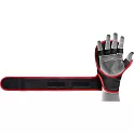 RDX grapplingové rukavice F6 Shooter, matná červená, plus S/M