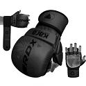 RDX grapplingové rukavice F6 Shooter, matná černá, plus S/M