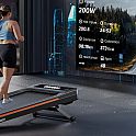 MERACH T25 WalkPad s automatickým sklonem 12 %, nosnost 181 kg