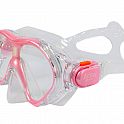 Šnorchlovací set 3 v 1, DĚTSKÝ, RŮŽOVÝ, obsahuje masku, ploutve a šnorchl