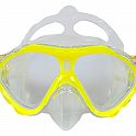 Šnorchlovací set 3 v 1, DĚTSKÝ, ŽLUTÝ, obsahuje masku, ploutve a šnorchl
