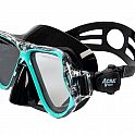 Šnorchlovací set 3 v 1, TYRKYSOVÝ, S/M, ploutve 36-41, maska, šnorchl