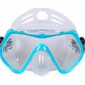 Šnorchlovací set 3 v 1, SVĚTLE MODRÝ, L/XL, ploutve 42-47, maska, šnorchl