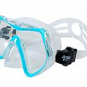 Šnorchlovací set 3 v 1, SVĚTLE MODRÝ, S/M, ploutve 36-41, maska, šnorchl