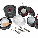 Acra C22 camping set nádobí alluminium pro 3-4 osoby