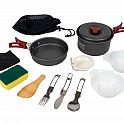 Acra C20 camping set nádobí alluminium pro 1-2 osoby