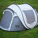 Acra Outdoor ST31 samorozkládací stan pro 2-3 osoby/2seconds - stříbrný se zatmavením