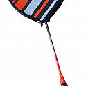 Badmintonová raketa s ocelovým rámem oranžová G315