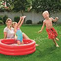 Bazén dětský tříkomorový nafukovací 102x25cm