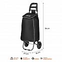 Nákupní taška na kolečkách NILS NC17106 40L černá