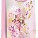Dárková taška velká Květiny se zlatými detaily