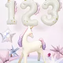 Foliová číslice jednorožec 3 93 cm
